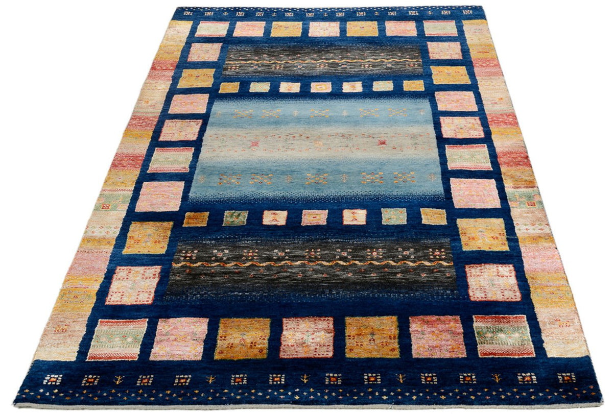 Dywan Gabbeh - Loribaft Indus - 187 x 125 cm - wielokolorowy