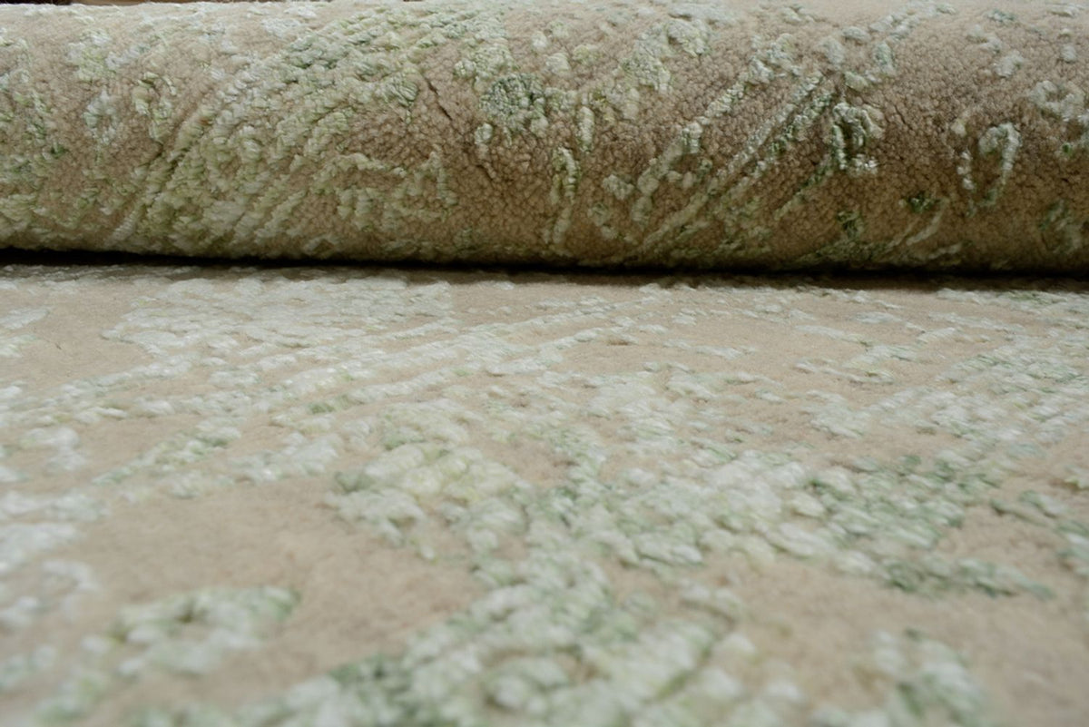 Designerski dywan - 151 x 94 cm - piaskowy