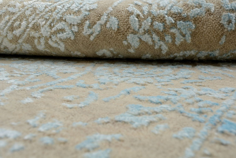 Designerski dywan - 151 x 93 cm - piaskowy