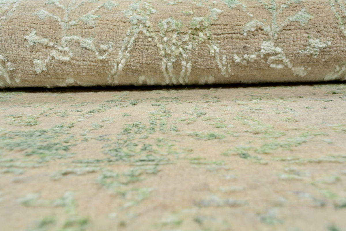 Designerski dywan - 139 x 74 cm - piaskowy