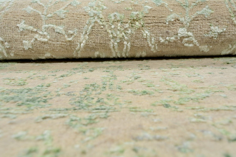 Designerski dywan - 139 x 74 cm - piaskowy