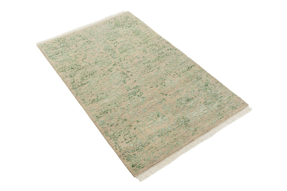 Designerski dywan - 123 x 77 cm - piaskowy