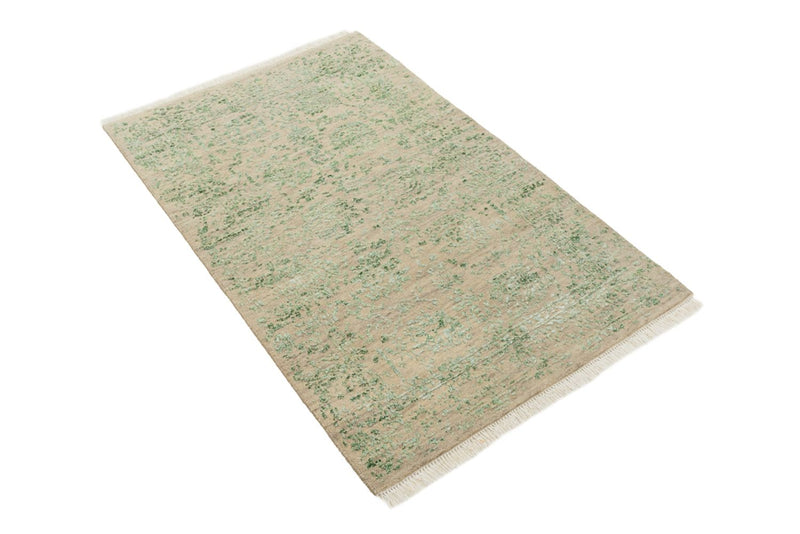 Designerski dywan - 123 x 77 cm - piaskowy