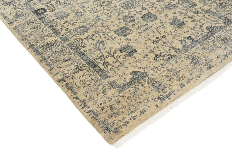 Designerski dywan - 201 x 155 cm - piaskowy