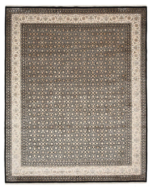Orientalny dywan - Bijar - Indus - 303 x 246 cm - ciemny beż