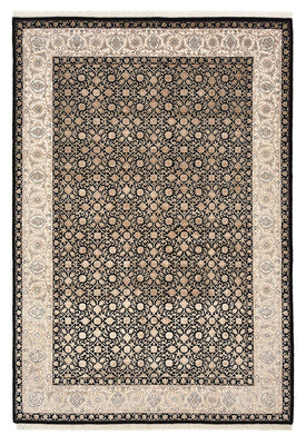 Orientalny dywan - Bijar - Indus - 204 x 141 cm - ciemny beż