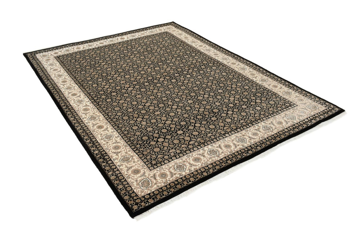 Orientalny dywan - Bijar - Indus - 204 x 141 cm - ciemny beż