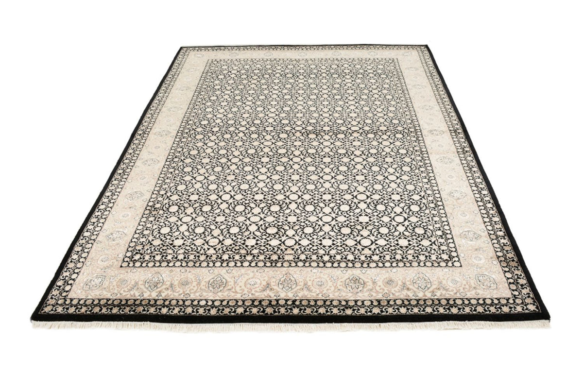Orientalny dywan - Bijar - Indus - 204 x 141 cm - ciemny beż