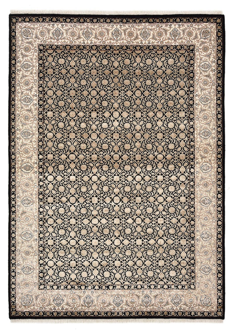 Orientalny dywan - Bijar - Indus - 203 x 144 cm - ciemny beż