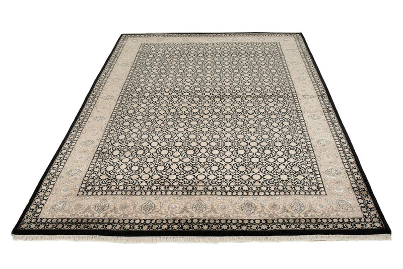 Orientalny dywan - Bijar - Indus - 203 x 144 cm - ciemny beż