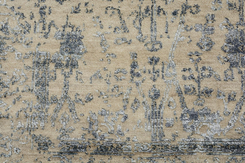 Biegacz Designerski dywan - 243 x 83 cm - piaskowy