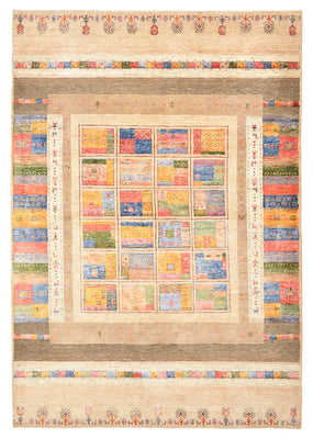 Dywan Gabbeh - Loribaft Indus - 244 x 171 cm - wielokolorowy