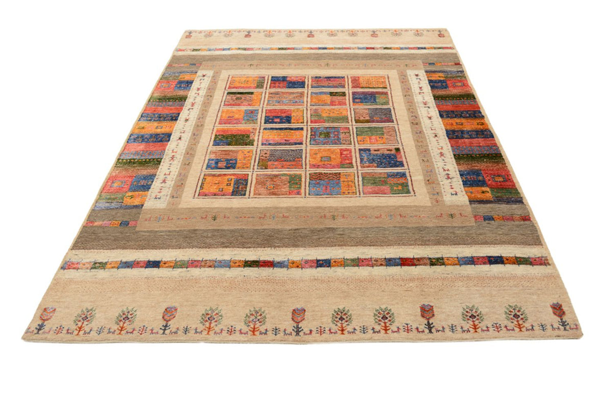 Dywan Gabbeh - Loribaft Indus - 244 x 171 cm - wielokolorowy