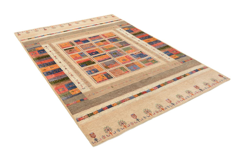 Dywan Gabbeh - Loribaft Indus - 244 x 171 cm - wielokolorowy