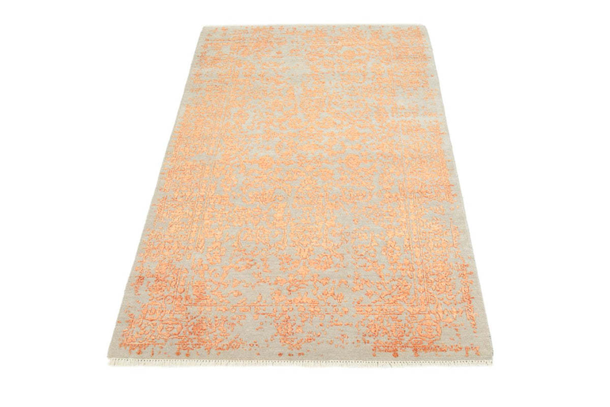 Designerski dywan - 155 x 95 cm - pomarańczowy