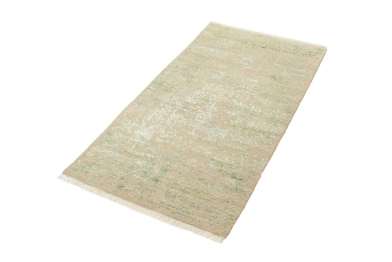 Designerski dywan - 136 x 72 cm - piaskowy