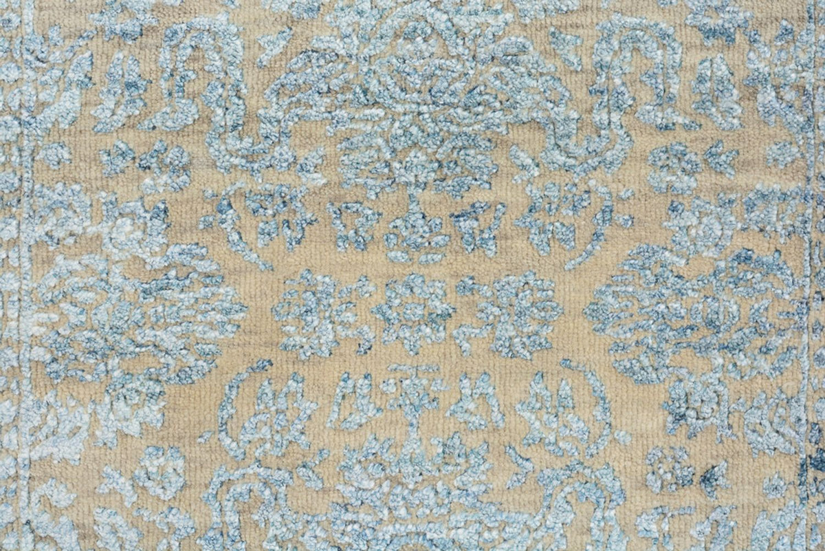 Designerski dywan - 134 x 70 cm - jasnoszary