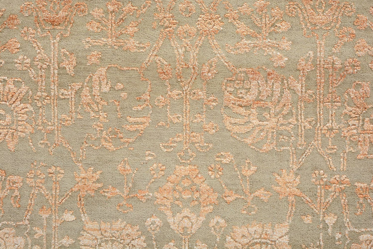 Designerski dywan - 186 x 151 cm - pomarańczowy