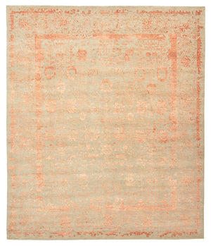 Designerski dywan - 293 x 251 cm - jasnobrązowy