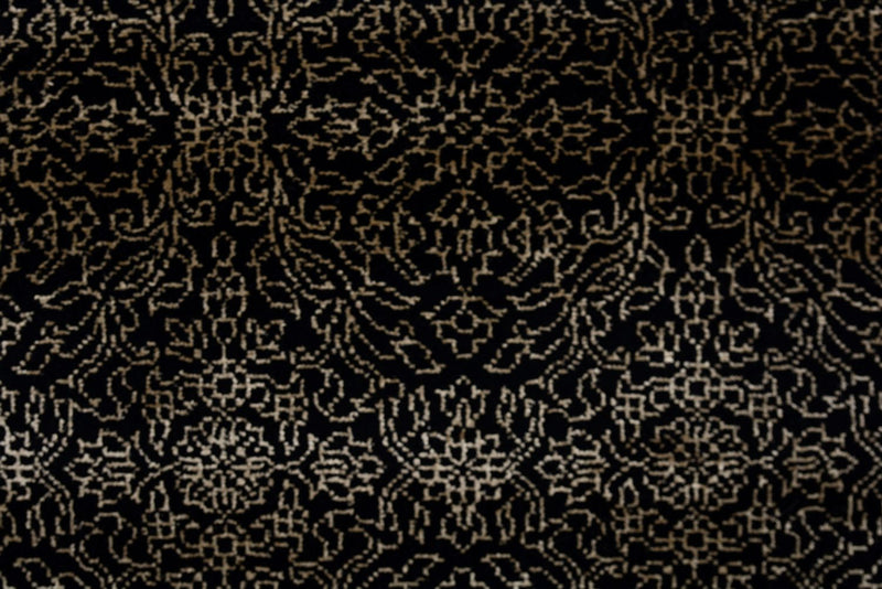 Designerski dywan - 153 x 101 cm - ciemny beż