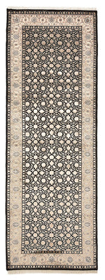 Biegacz Orientalny dywan - Bijar - Indus - 241 x 84 cm - ciemny beż