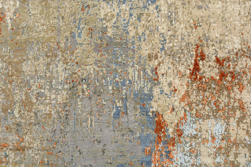 Biegacz Designerski dywan - 304 x 125 cm - camel