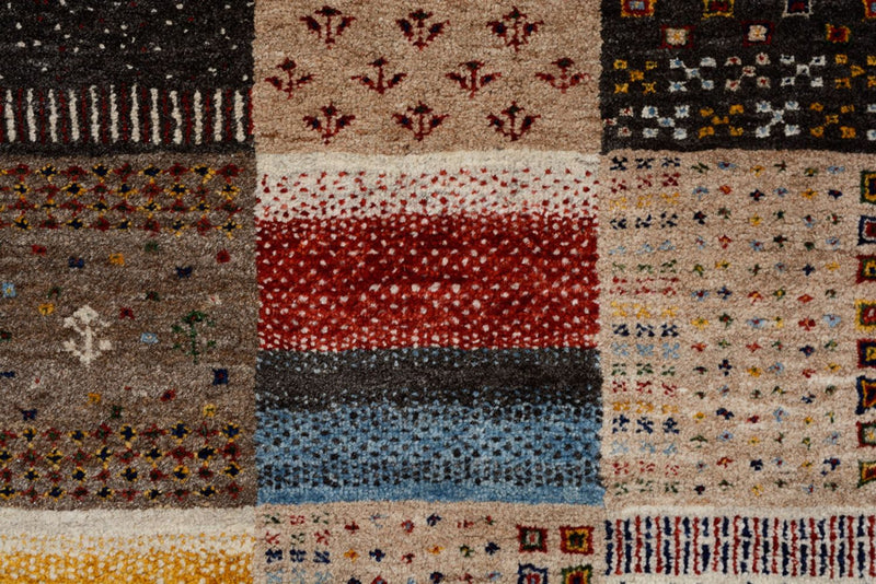 Dywan Gabbeh - Loribaft Indus - 350 x 250 cm - ciemny beż