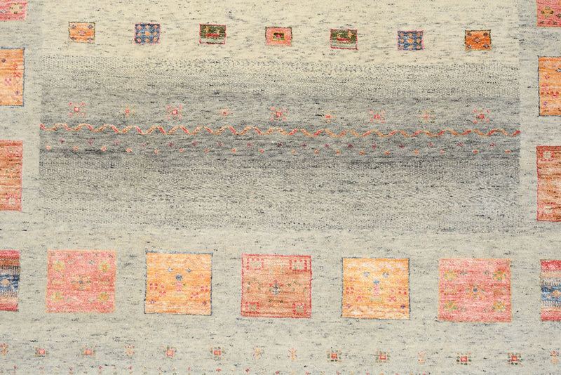 Dywan Gabbeh - Loribaft Indus - 244 x 176 cm - wielokolorowy