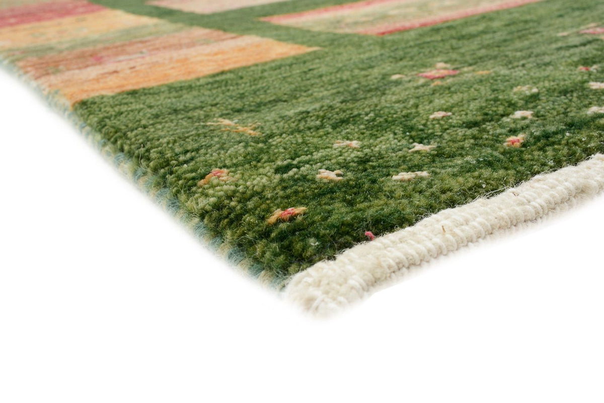 Dywan Gabbeh - Loribaft Indus - 238 x 173 cm - zielona