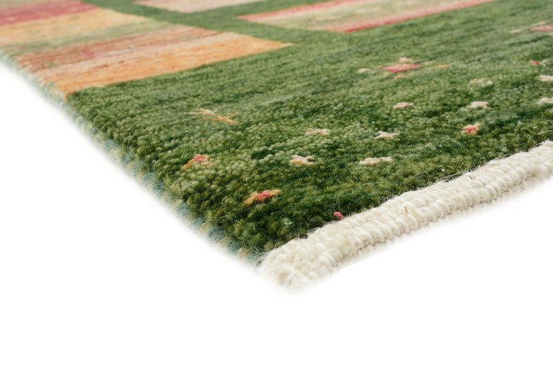 Dywan Gabbeh - Loribaft Indus - 238 x 173 cm - zielona