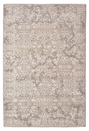 Designerski dywan - 181 x 124 cm - jasnoszary