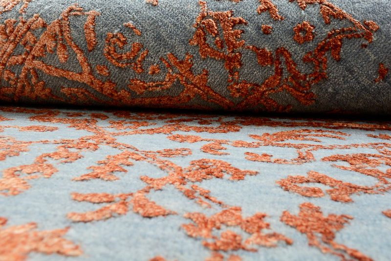 Designerski dywan - 190 x 124 cm - pomarańczowy