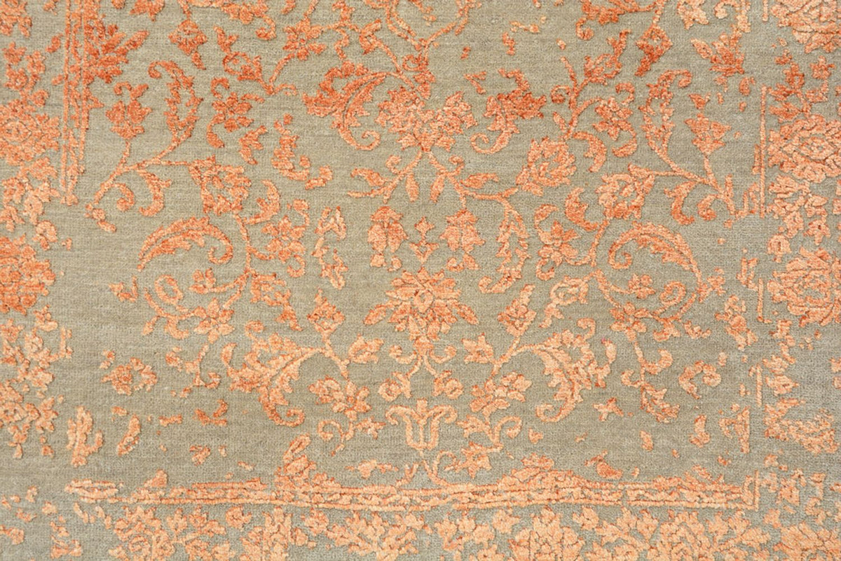 Designerski dywan - 153 x 94 cm - pomarańczowy