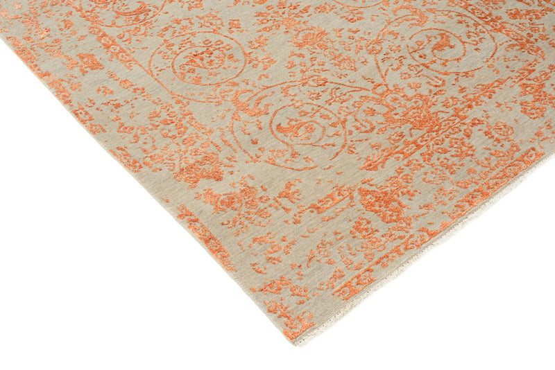 Designerski dywan - 187 x 123 cm - pomarańczowy