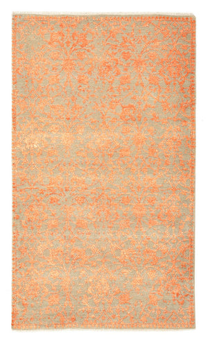 Designerski dywan - 153 x 92 cm - pomarańczowy