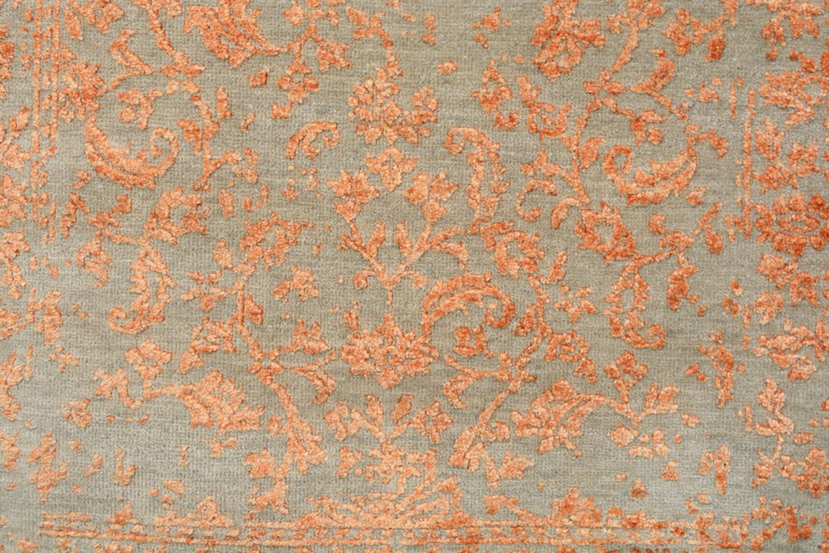 Biegacz Designerski dywan - 199 x 72 cm - pomarańczowy