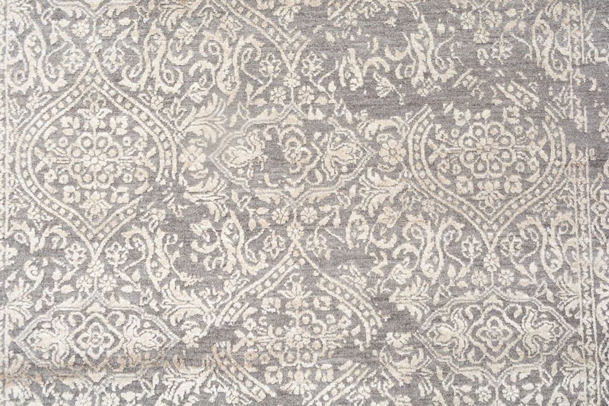 Biegacz Designerski dywan - 304 x 122 cm - szary