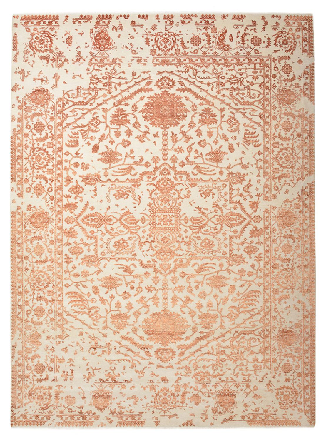 Designerski dywan - 366 x 269 cm - pomarańczowy