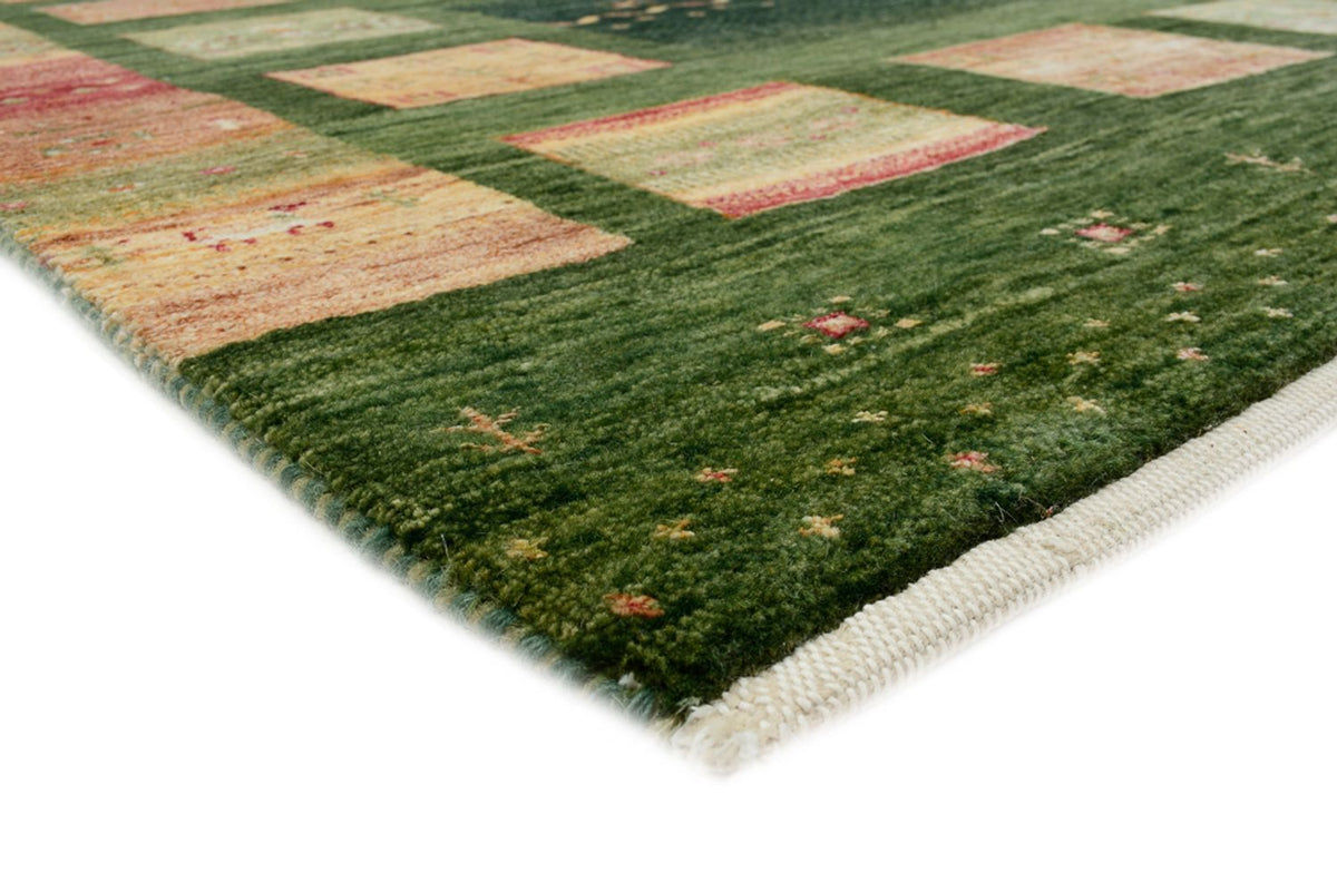 Dywan Gabbeh - Loribaft Indus - 245 x 178 cm - zielona