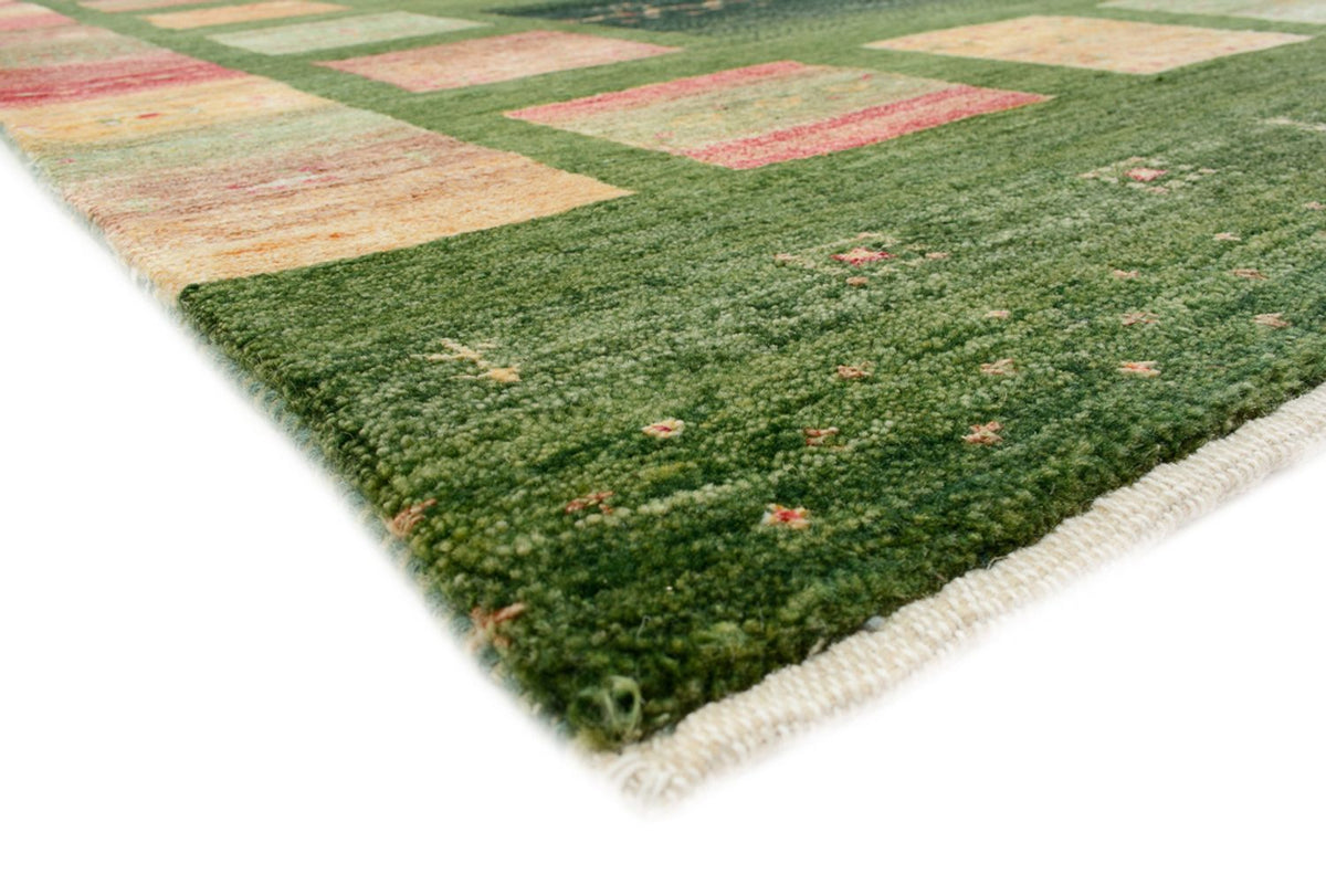 Dywan Gabbeh - Loribaft Indus - 308 x 205 cm - zielona