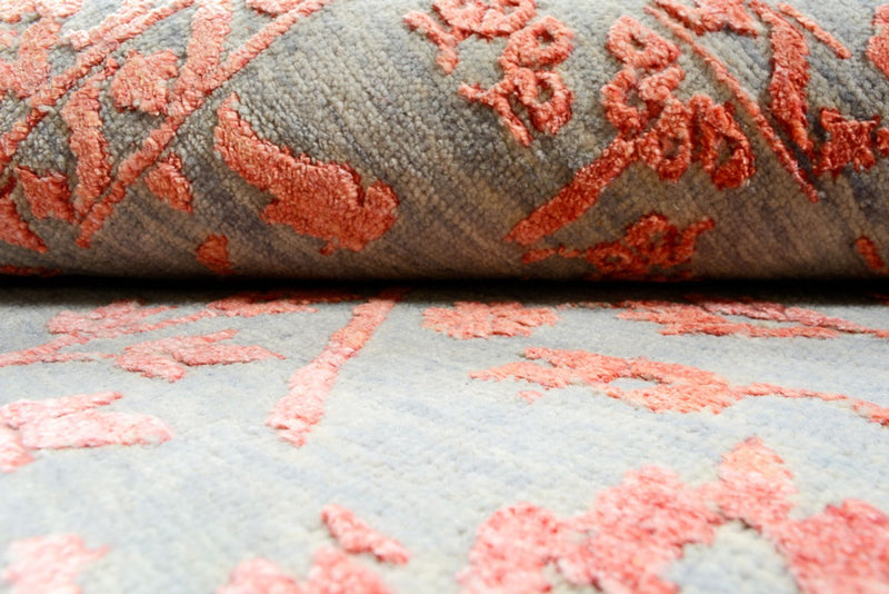 Designerski dywan - 372 x 275 cm - różowy