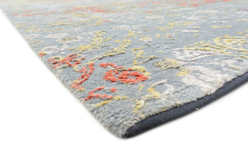 Designerski dywan - 369 x 274 cm - jasnoniebieski