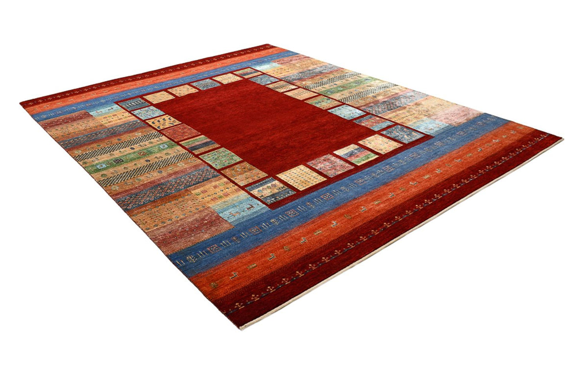 Dywan Gabbeh - Loribaft Indus - 305 x 243 cm - czerwony