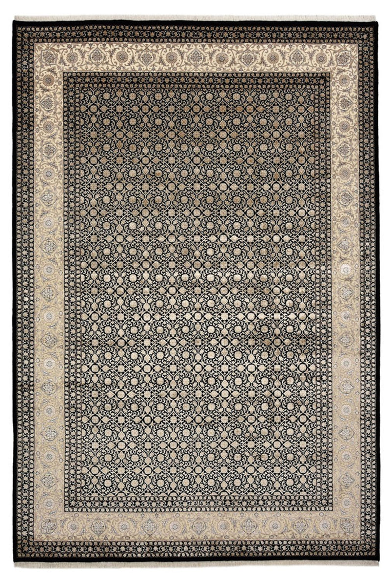Orientalny dywan - Bijar - Indus - 301 x 203 cm - ciemny beż