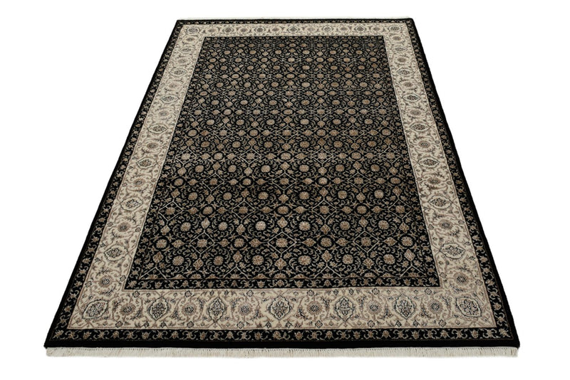 Orientalny dywan - Bijar - Indus - 202 x 139 cm - ciemny beż