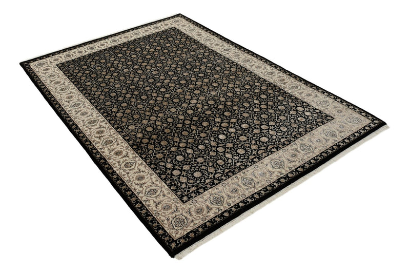 Orientalny dywan - Bijar - Indus - 202 x 139 cm - ciemny beż