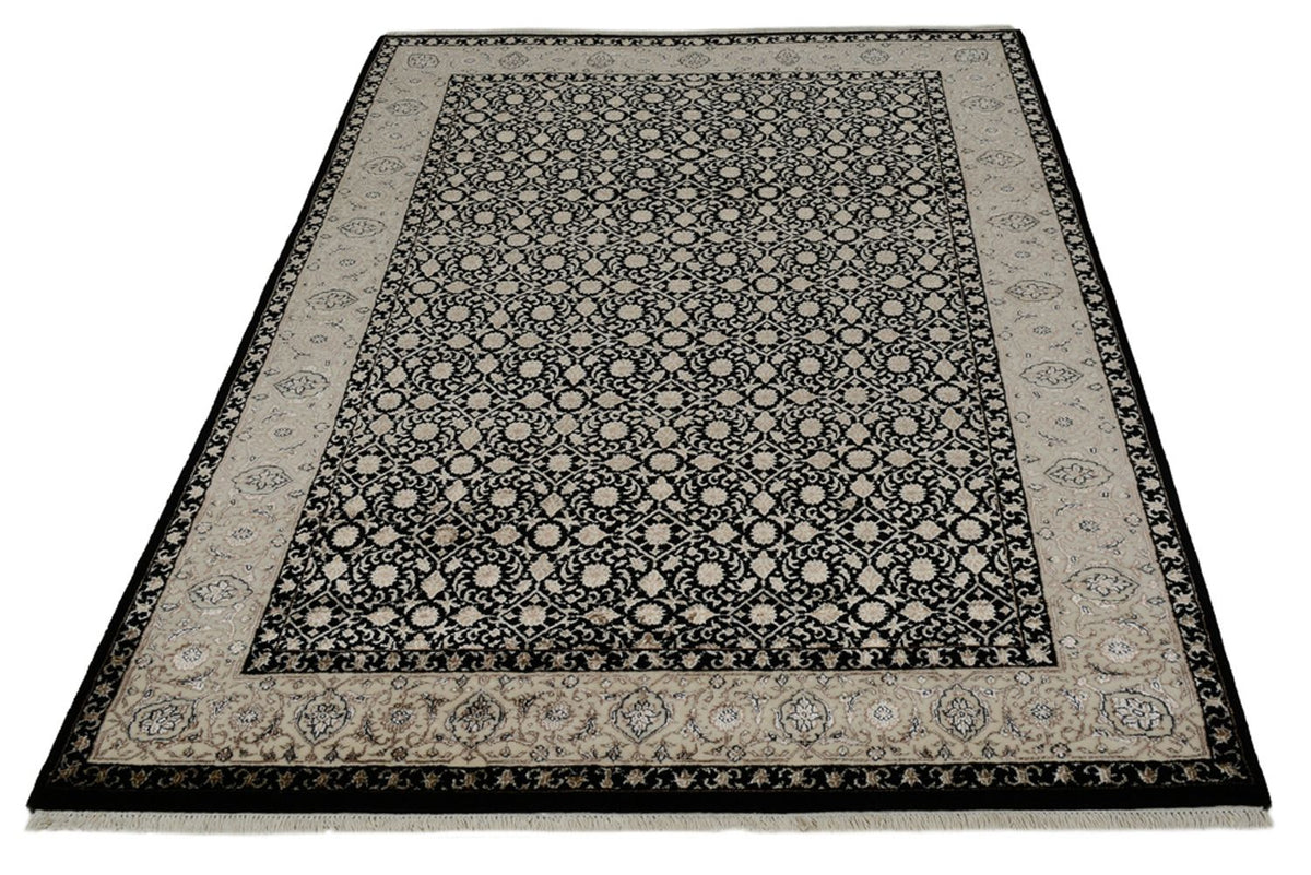 Orientalny dywan - Bijar - Indus - 202 x 139 cm - ciemny beż