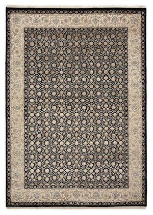 Orientalny dywan - Bijar - Indus - 200 x 142 cm - ciemny beż