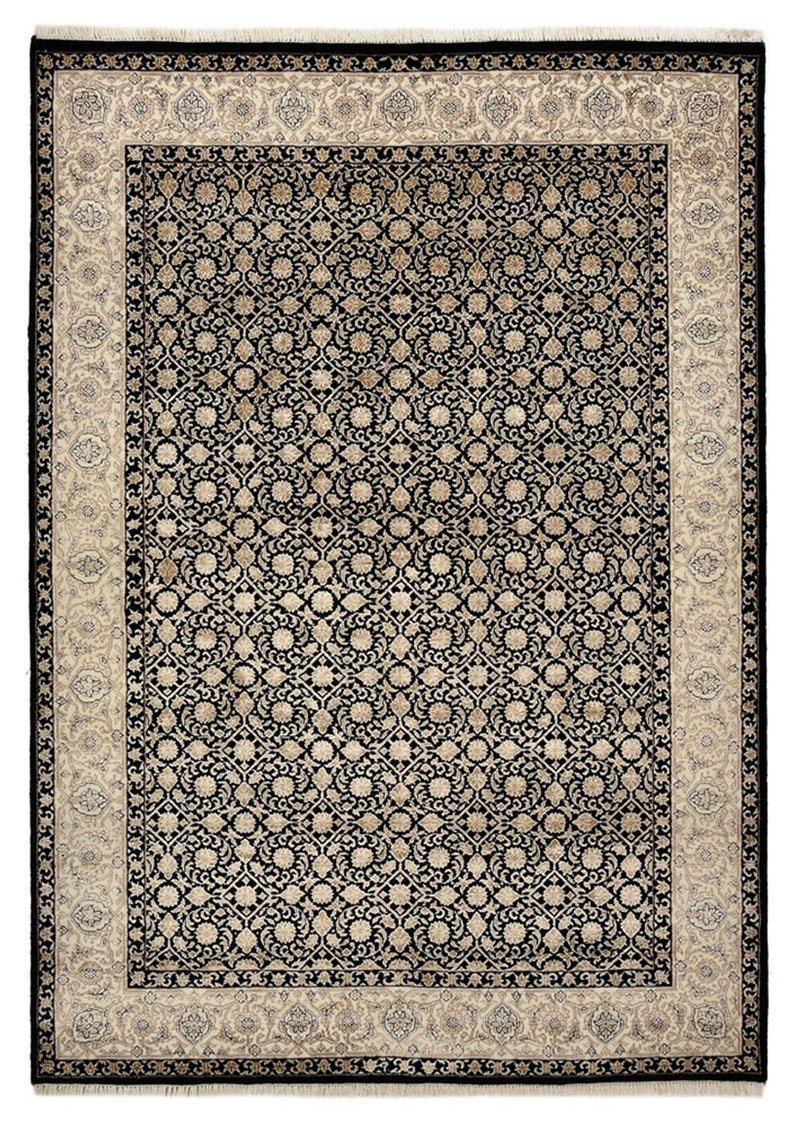 Orientalny dywan - Bijar - Indus - 200 x 142 cm - ciemny beż