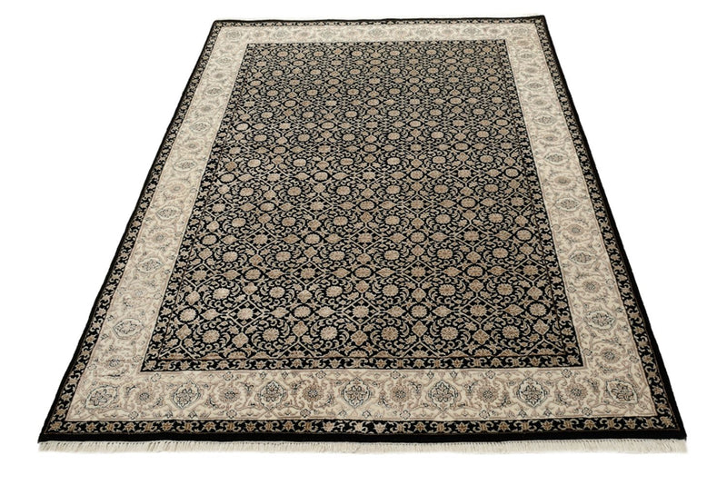 Orientalny dywan - Bijar - Indus - 200 x 142 cm - ciemny beż